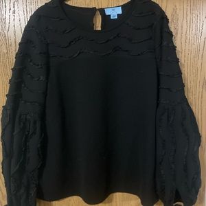 CeCe Black Blouse - Large